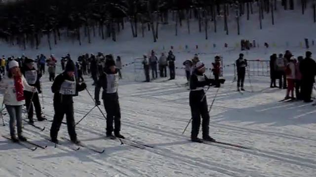 Дербышки.13.02.2011 Лыжня России. смотреть онлайн