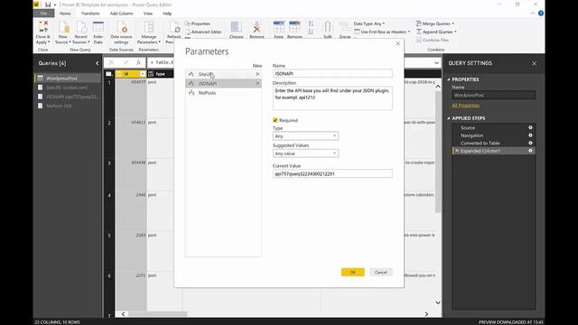Change parameters in Power BI service смотреть онлайн