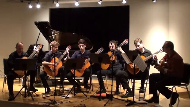 Guitar Ensemble MUSAMUSE Performs Milonga Arr by Karel Raytman. смотреть онлайн