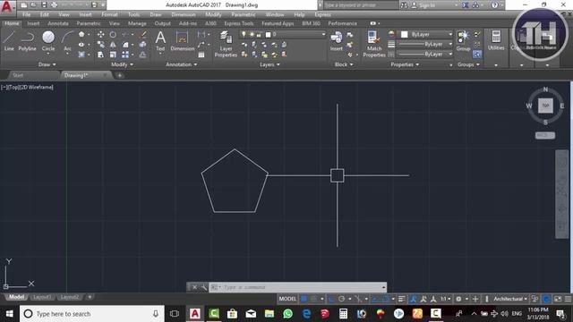 AutoCAD Tutorial in Urdu | How To Draw Polygon in Autocad | Lecture #20 | Amaar Shahid | смотреть онлайн