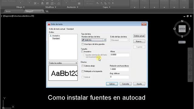 Como usar fuentes en autocad смотреть онлайн