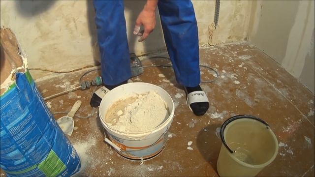 Как замешивать гипсовую штукатурку смотреть онлайн