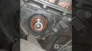 на vw transporter t3/транспортер т3 замена сальника коленвала и промвала-масляного насоса