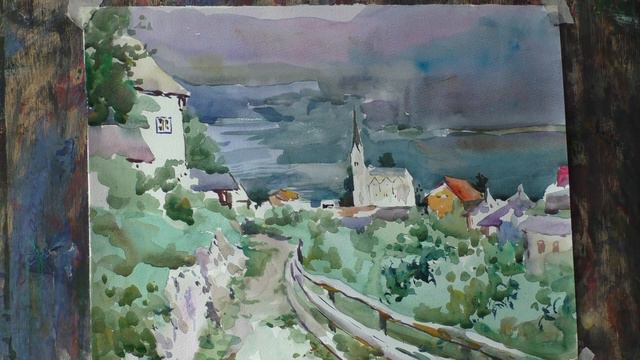 Художник Федор Усачев. Акварель. смотреть онлайн