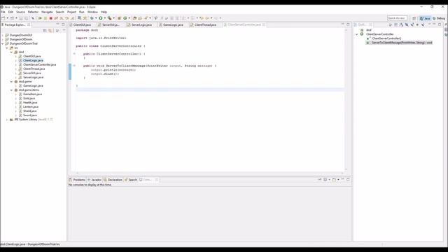 Creating a Simple Java Game - Client Thread - Allowing multiple users - Part 5 смотреть онлайн