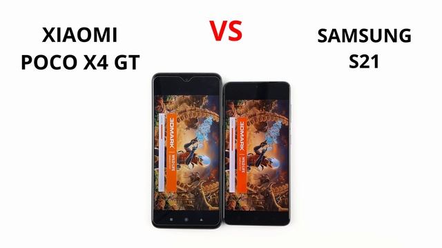 Xiaomi Poco X4 GT vs S21 | SPEED TEST смотреть онлайн