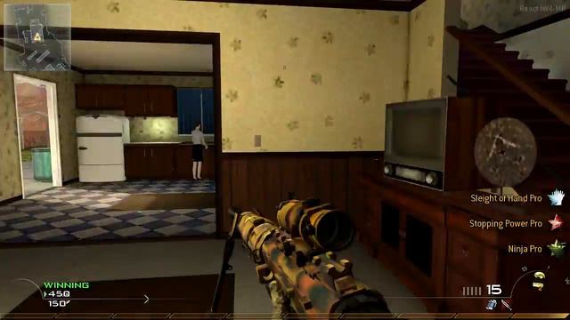 Call of Duty Modern Warfare 2 ONE VS ONE SNIPER ONLY(NUKETOWN) смотреть онлайн