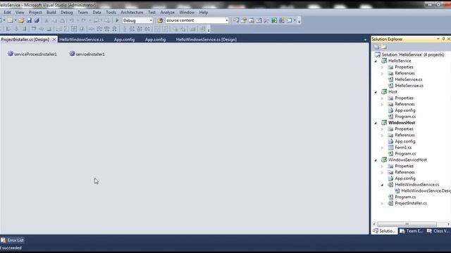 Part 27 Hosting a wcf service in a windows service смотреть онлайн