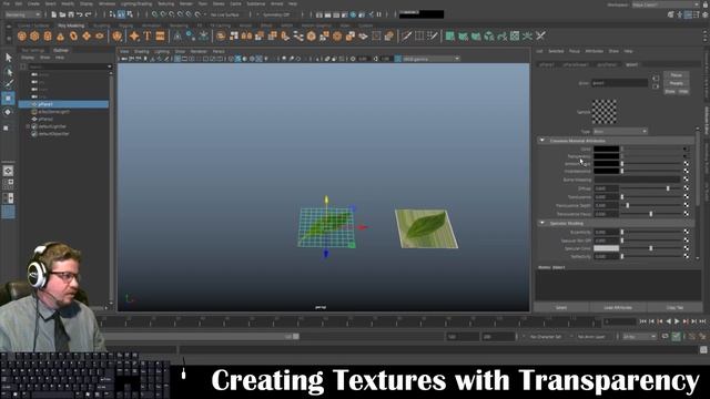 Autodesk Maya 2019: Creating Textures with Transparency смотреть онлайн