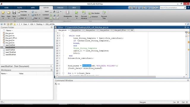 matlab program to read data from IEEE common data format (cdf), get the sparsity pattern plot y bus смотреть онлайн