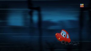 Little Red Car| trick or treat| Halloween videos for children