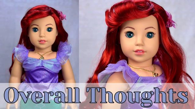 American Girl Disney Ariel Doll Unboxing and Review | A NEW Skin Tone & Eye Color + Doll Comparison смотреть онлайн