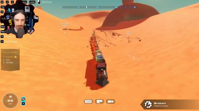 2 Cars vs 1 OVERPOWERED TRAILER TRUCK! смотреть онлайн