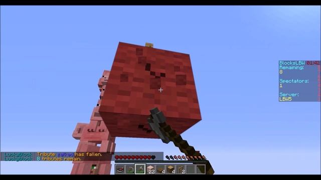 Minecraft - Lucky Block Mini game Cracked Server: 1.9 24/7 смотреть онлайн