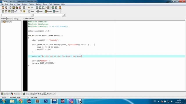C++ Replacing character in a string смотреть онлайн