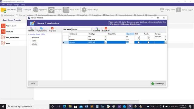 Tutorial Crear BD y Sistema de Factura (Spanish) #radsystems #lowcode смотреть онлайн