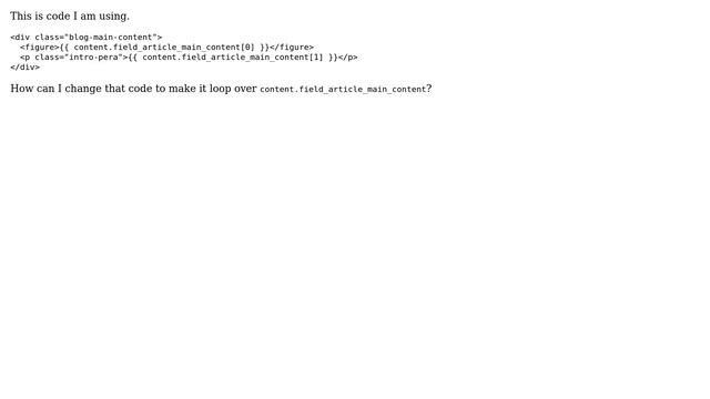 Drupal: How do I apply loop into node twig template? смотреть онлайн
