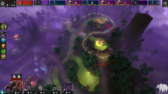Прохождение Hero Defense: Haunted Island. Серия 4 Плюс оборотень смотреть онлайн
