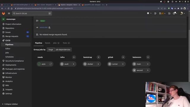 Ansible + Gitlab: Хранение и запуск | Workshop смотреть онлайн