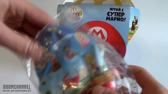 Хэппи Мил McDonald's Супер Марио Happy Meal Super Mario 30 лет Марио смотреть онлайн