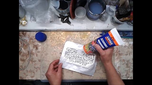 Декор шкатулки фольгой. Diy. смотреть онлайн