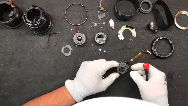 How to repair Canon lens EF-S 18-200 F 3.5-5.6 IS - Excnahge flex cable (IS) and zoom problem смотреть онлайн