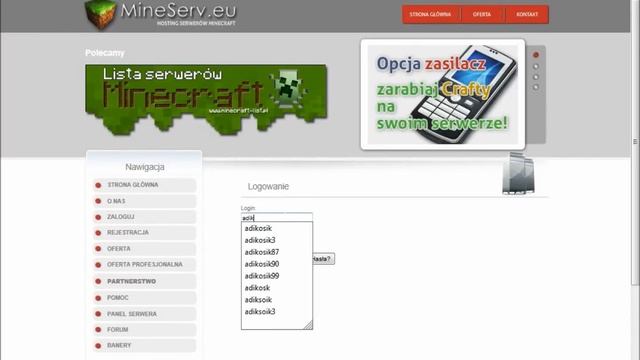 Hosting Minecraft MineServ смотреть онлайн