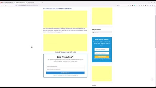 PHPMailer Update 2022- New Gmail Settings to Send Emails Using Gmail SMTP смотреть онлайн