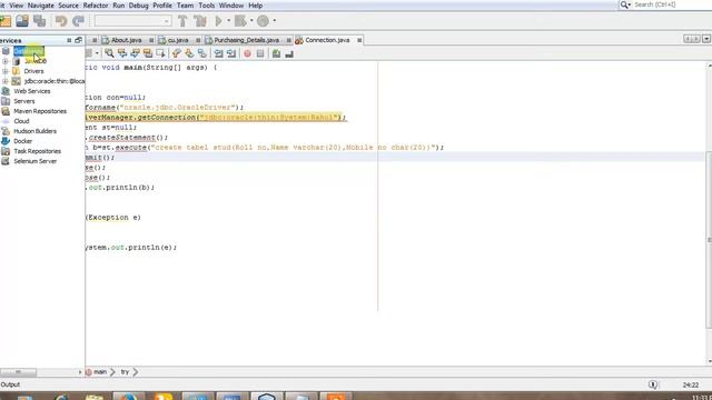 Oracle Connection with Netbean IDE смотреть онлайн