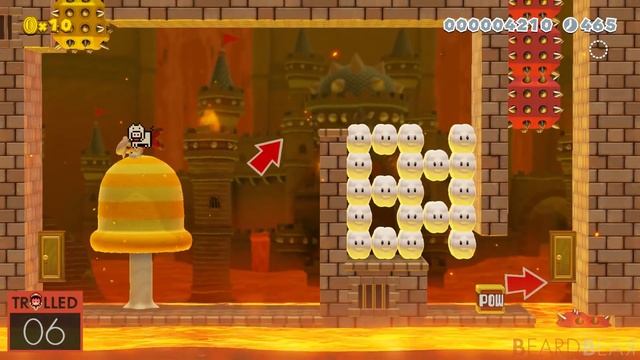 Super Mario Maker 2 - Playing This Troll Level Makes You HAPPY! :) смотреть онлайн
