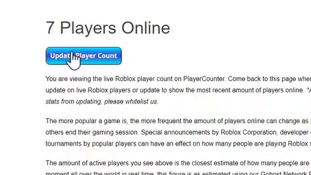 Roblox Online Player Count (How did they play roblox while its down?) смотреть онлайн