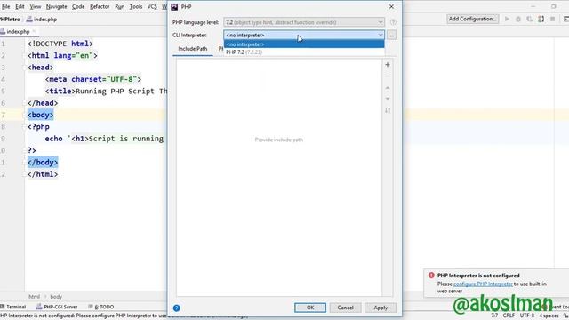 اموزش php - کار با پی اچ پی استورم(PhpStorm) смотреть онлайн