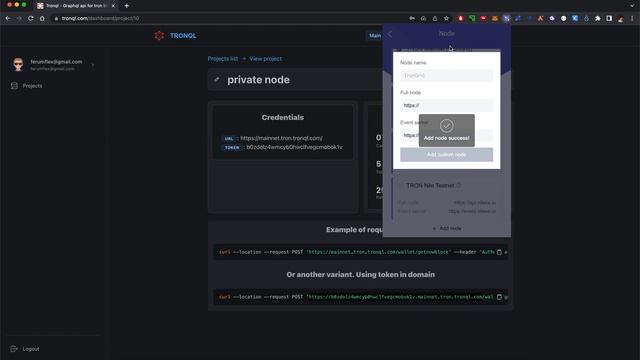 New feature. Allow to use TronQL as custom node in TronLink смотреть онлайн