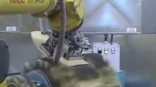 Шлифовка Fanuc 3 робота