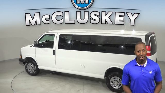 A11932BP Used 2014 Chevrolet Express 3500 LT Ext Passenger Van White Test Drive, Review, For Sale - смотреть онлайн