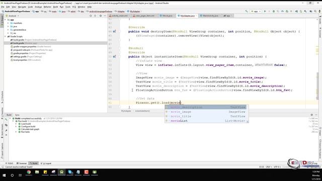 Android Studio Tutorial - View Pager with Firebase Database смотреть онлайн