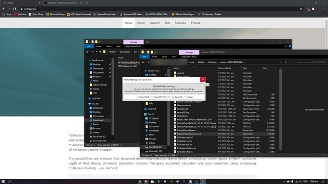 How To Install Roblox Reshade!!