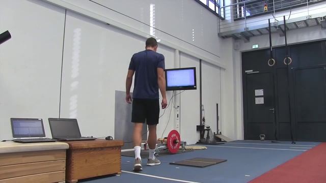 Countermovement Jump Test On A Contact Platform смотреть онлайн