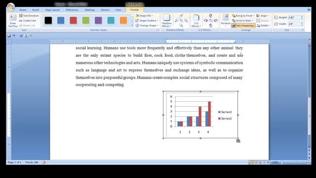 How to wrap an excel graph within text? смотреть онлайн