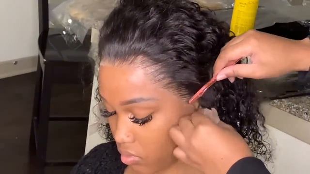 13x4 Deepwave Frontal Wig install Transformation 😍 смотреть онлайн