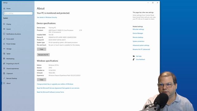 Windows 10 Fresh Setup - About Windows / Platform / Edition / Version смотреть онлайн