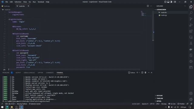 Login Screen App with KivyMD ft. Beethoven to help you code (Step by Step tutorial) смотреть онлайн