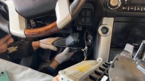 (Тойота прадо)Ремонт радиатора авто печки Toyota prado150 2014г.