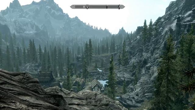 Skyrim on GTX 580 - 1080p, Ultra High details смотреть онлайн