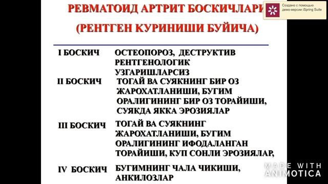 Revmatoid artrit смотреть онлайн