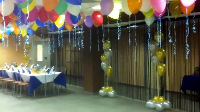 Оформление воздушными шарами смотреть онлайн