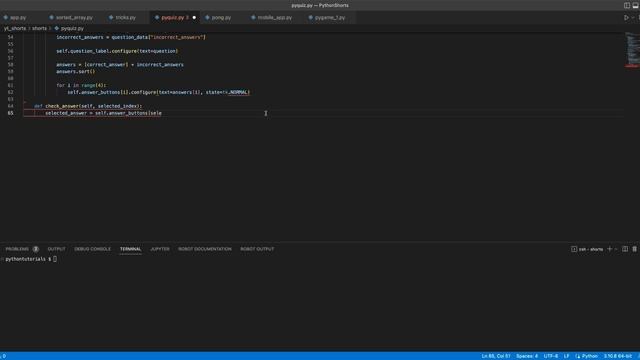 Python ASMR Programming - Beginner friendly Python Quiz Game Mini Project #python смотреть онлайн