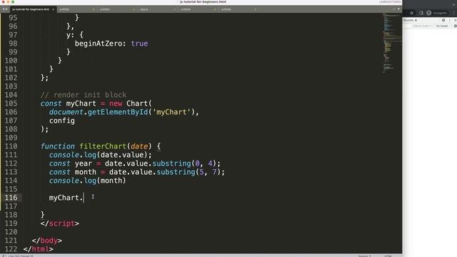 How to Filter Charts by Months in Chart JS смотреть онлайн
