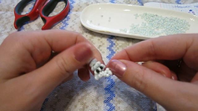 Как сделать мышку из бисера. Символ 2020. DIY How to make a mouse from beads смотреть онлайн
