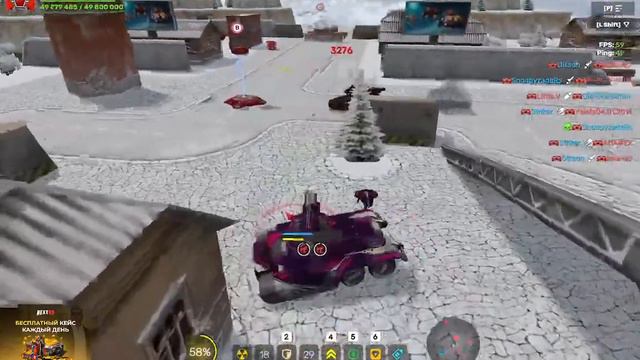 Танки Онлайн тестируем новогодний режим и забираем все 1 места! рулетка с голдами в описании!!! смотреть онлайн